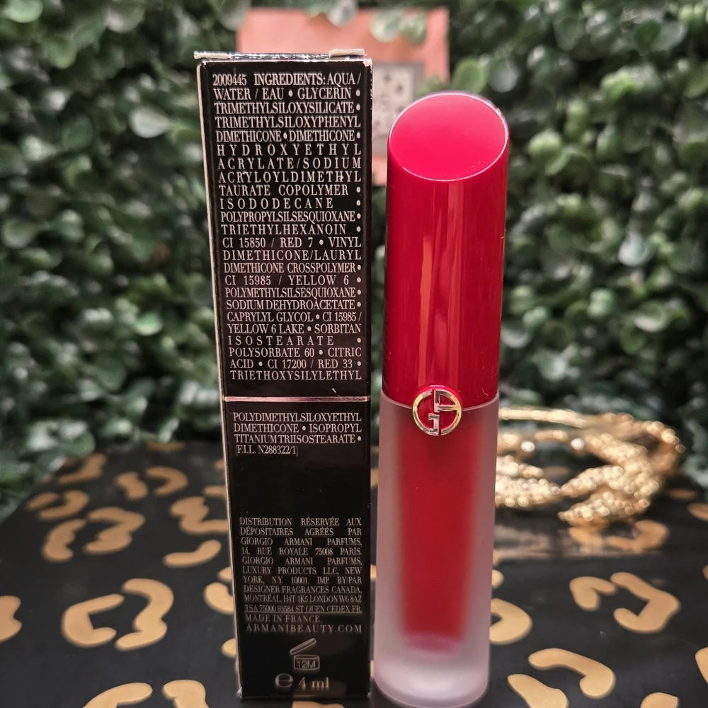 NIB Giorgio Armani Lip Maestro Satin Lipstick - 12 Secret Date